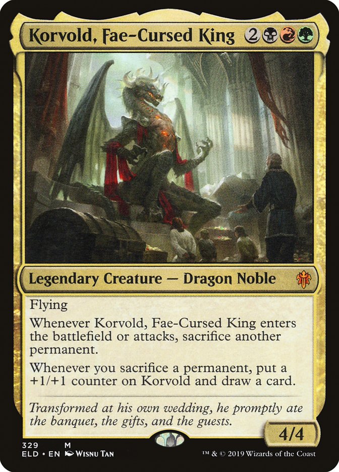 korvold fae-cursed king magic card