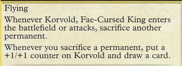 rules text of korvold fae-cursed king